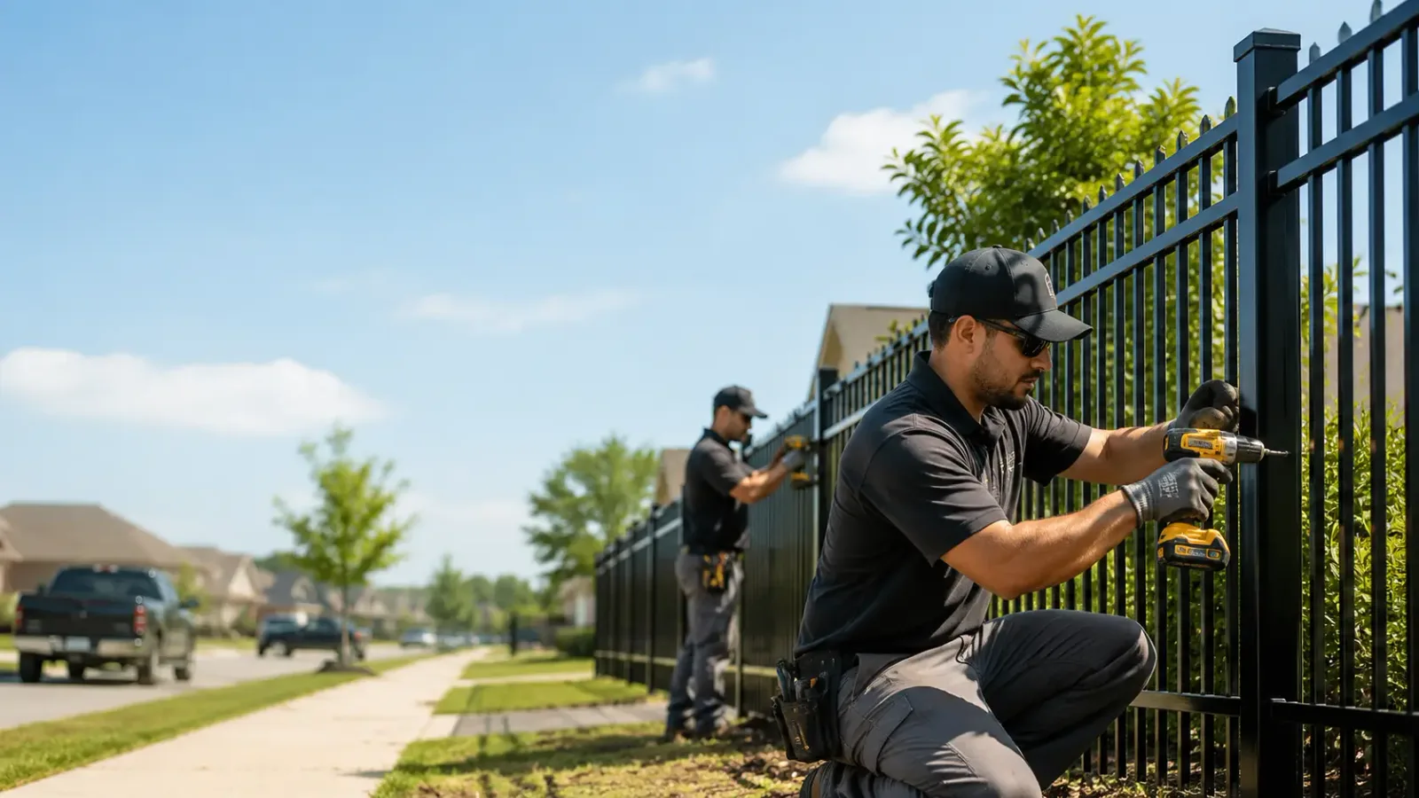Metal Fence Installation in Mount Blanchard, OH
